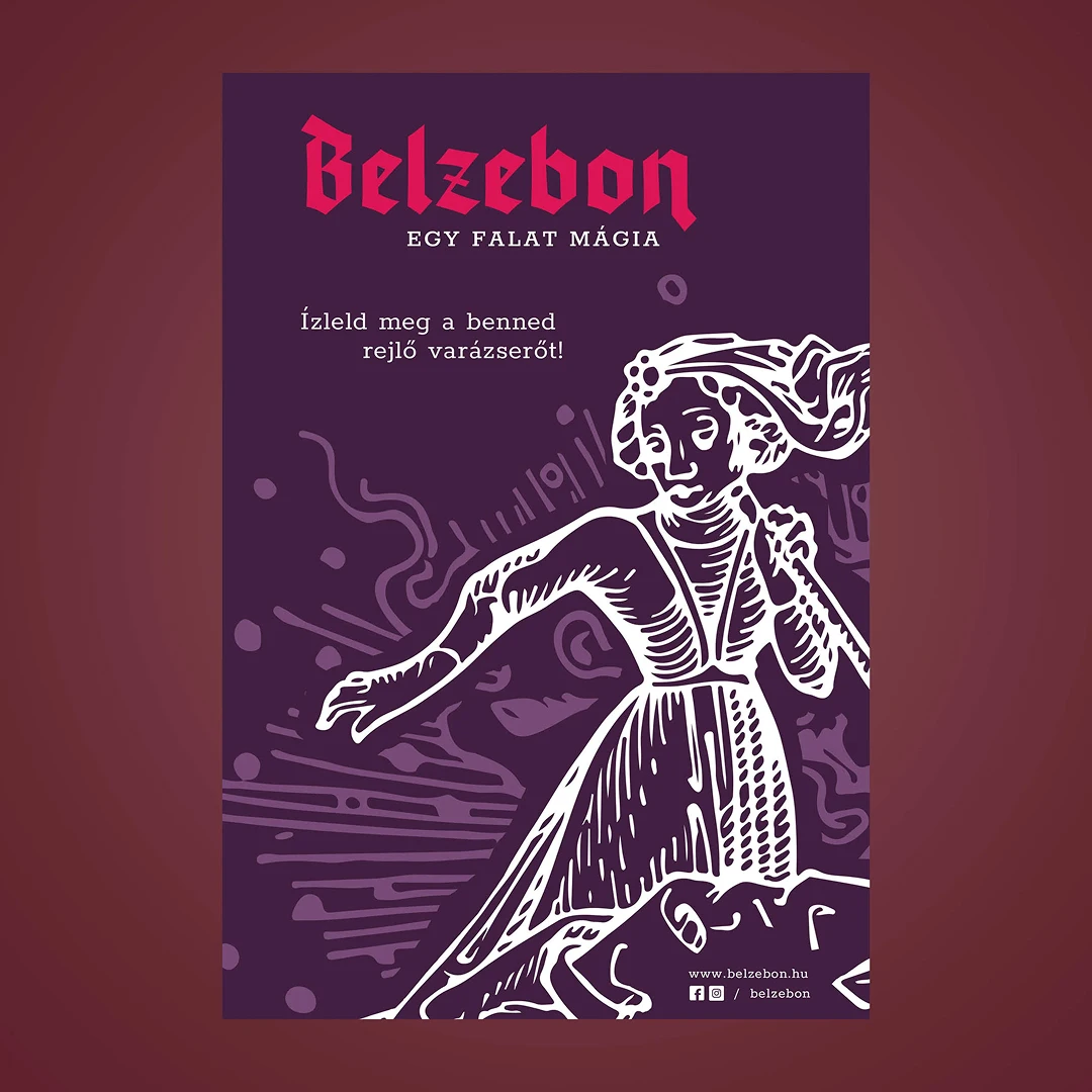 Tóth Zsolt hallgatói arculatterve a Belzebon csokoládé manufaktúrának
