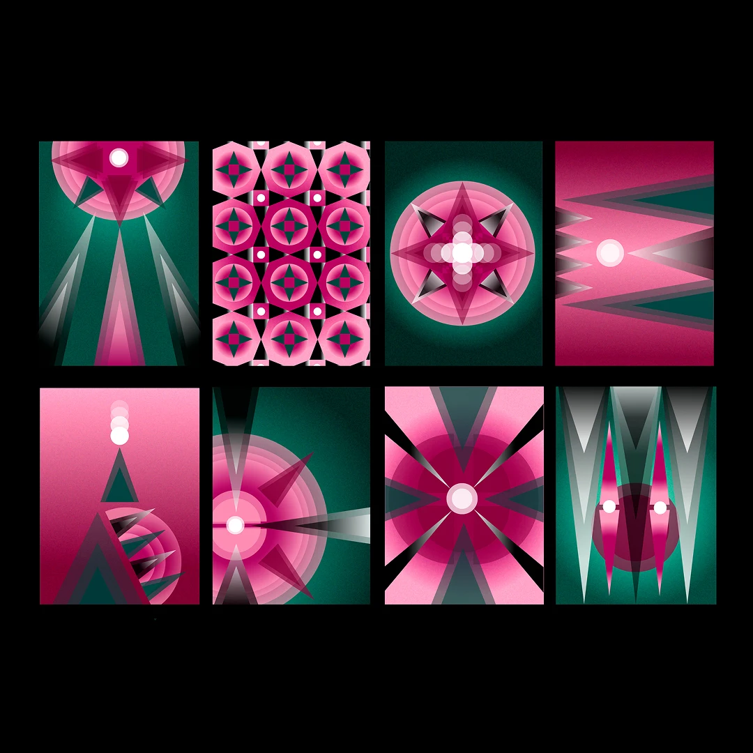 Geometrikus plakáttervek – alapozó grafikai feladatok Photoshopban