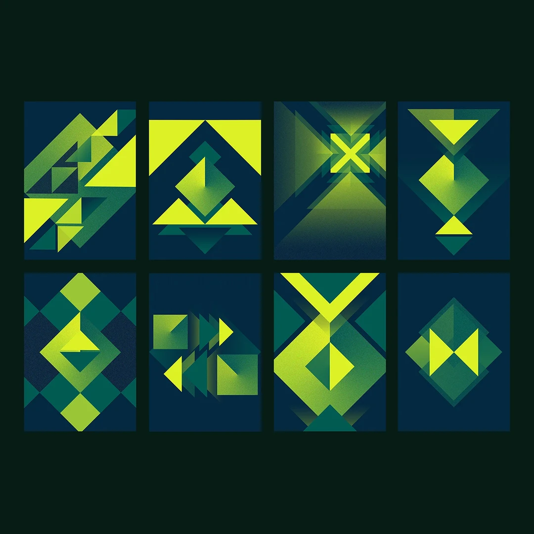Geometrikus plakáttervek – alapozó grafikai feladatok Photoshopban