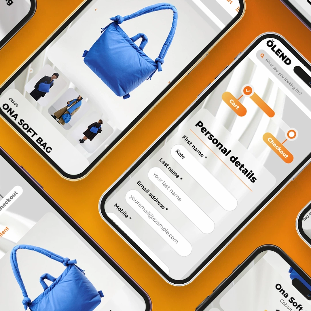 Ügynökségi együttműködés a Works. csapattal – UI design terv egy webshophoz, a UX/UI képzés hallgatói munkái közül.