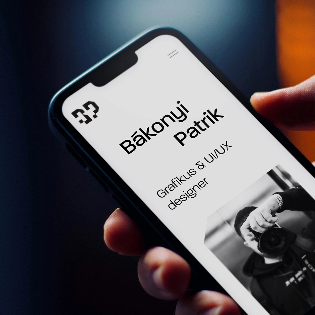 Portfólióhonlap-tervek a UX/UI képzés hallgatói munkái közül