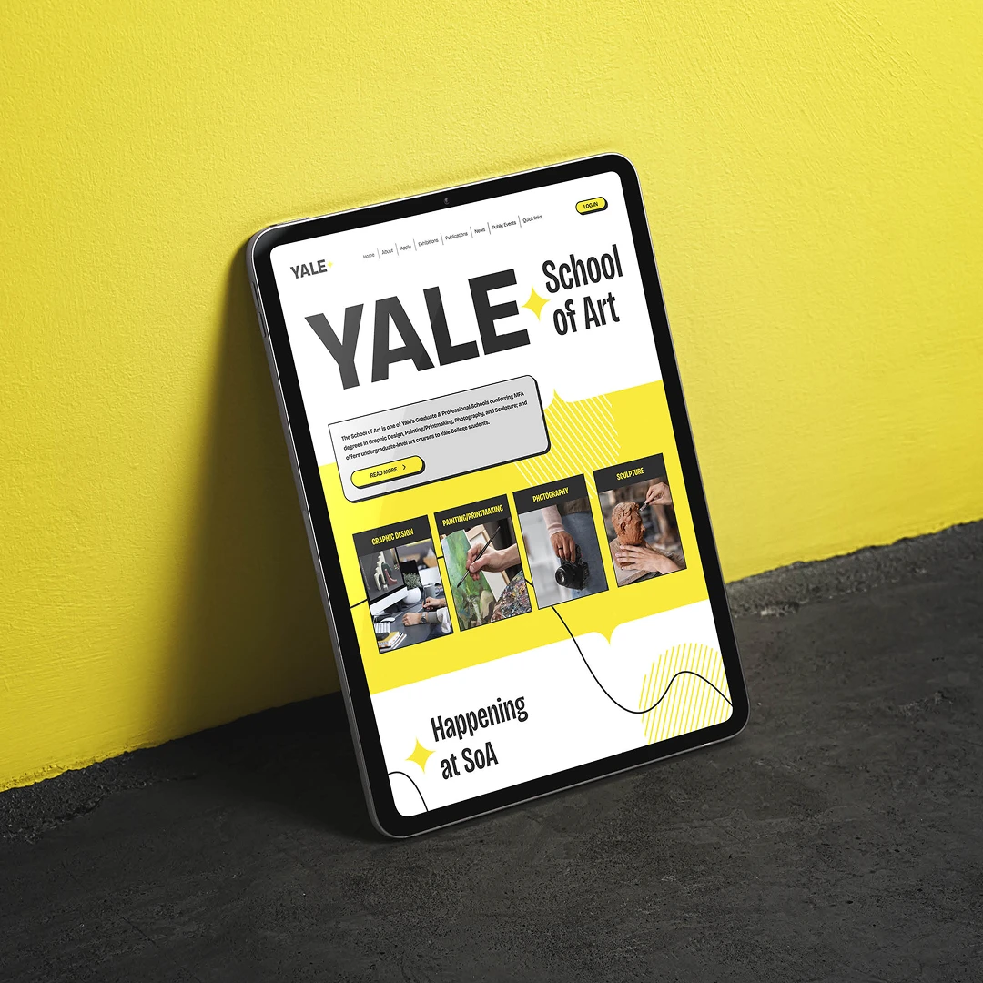 Honlap-redesign tervek a UX/UI képzés hallgatói munkái közül