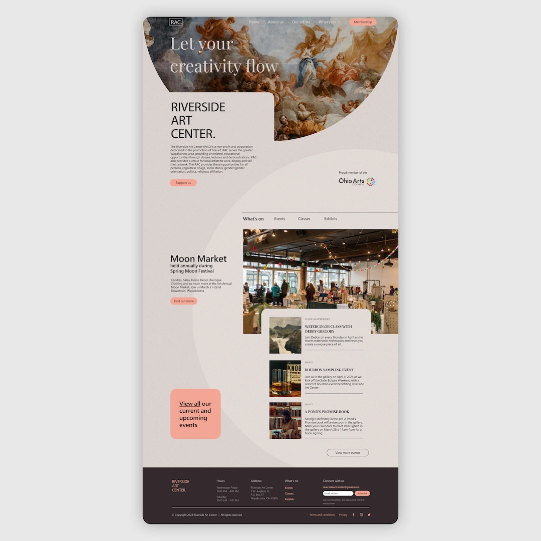 Honlap-redesign tervek a UX/UI képzés hallgatói munkái közül