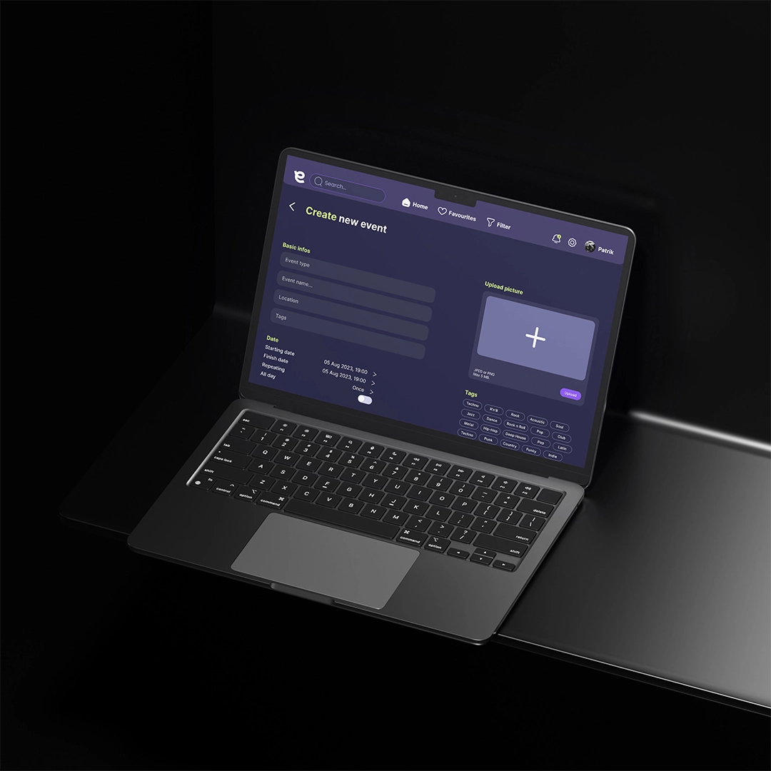 Bákonyi Patrik applikációterve a UX/UI Képzésről