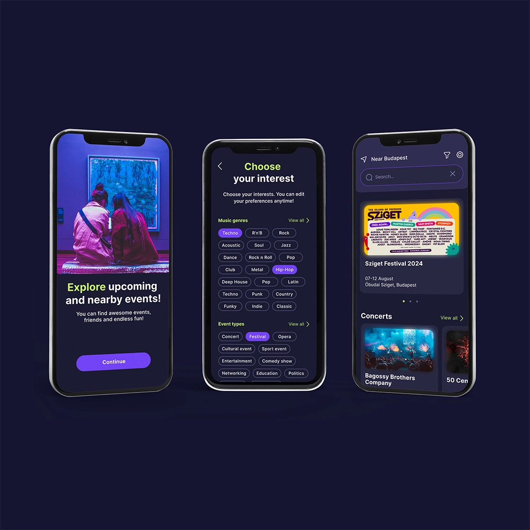 Bákonyi Patrik applikációterve a UX/UI Képzésről