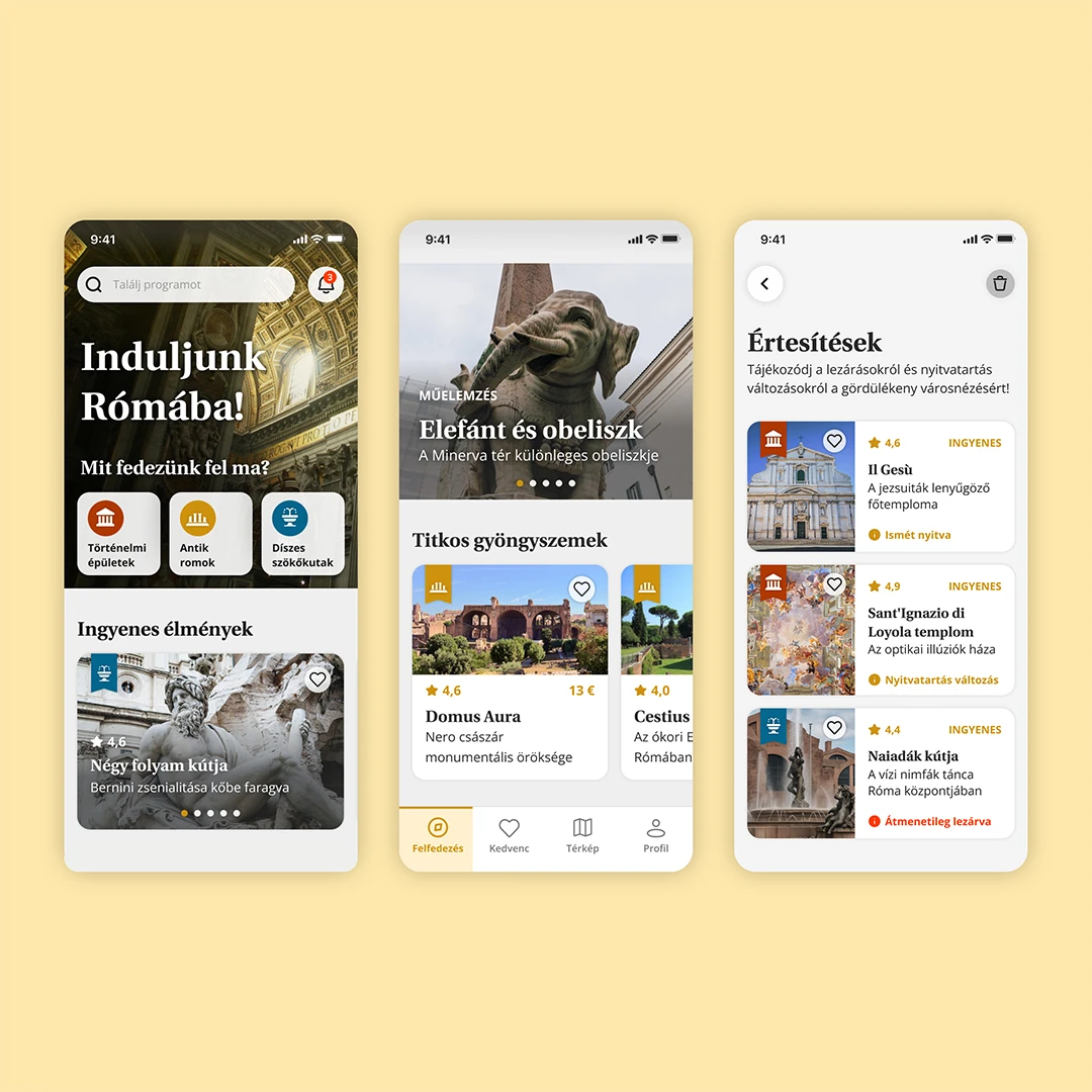 Farkas Alexandra applikációterve a UX/UI Képzésről