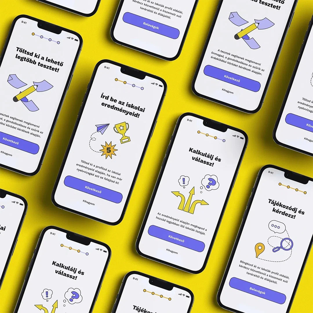 Lőrincz Zita applikációterve a UX/UI Képzésről