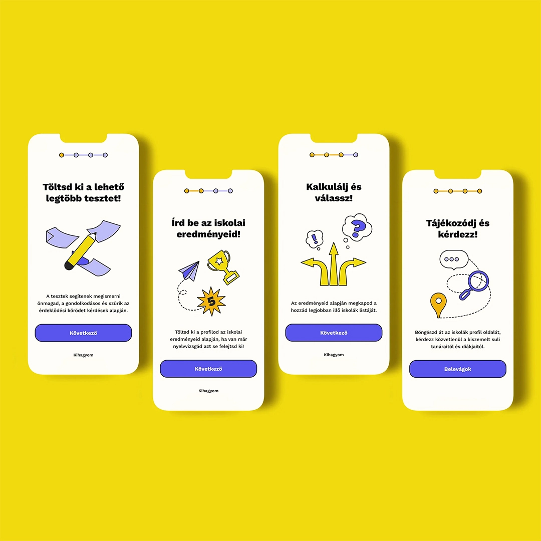 Lőrincz Zita applikációterve a UX/UI Képzésről