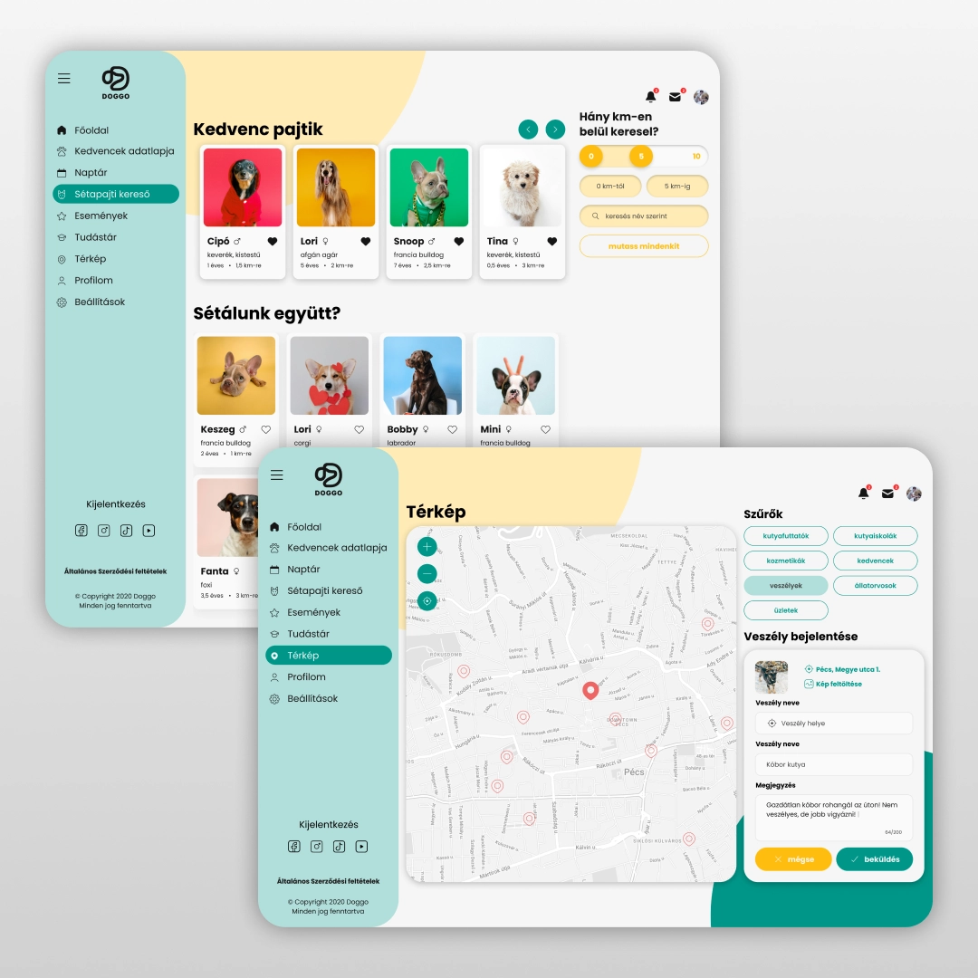 Pintér Noémi applikációterve a UX/UI Képzésről