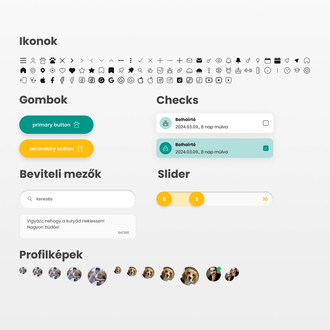 Pintér Noémi applikációterve a UX/UI Képzésről