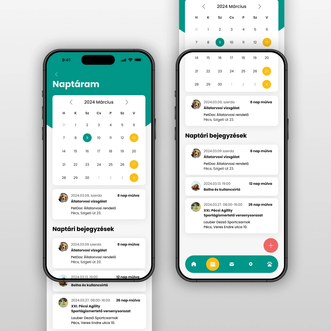 Pintér Noémi applikációterve a UX/UI Képzésről