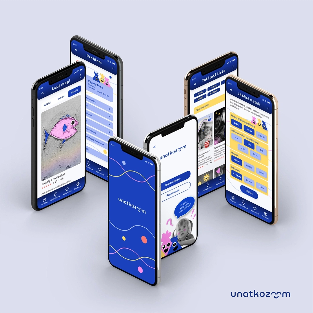 Romhányi Henriett applikációterve a UX/UI Képzésről