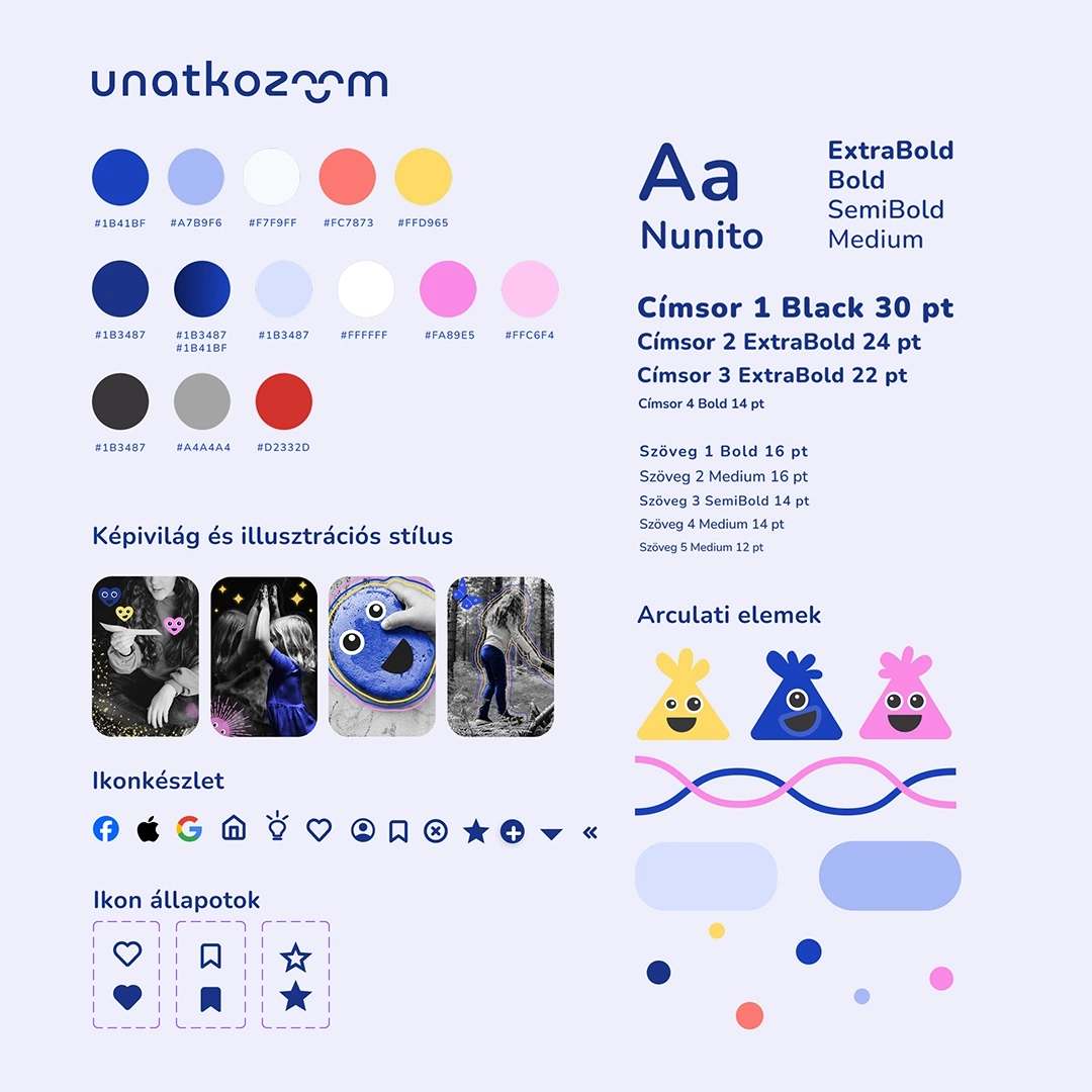 Romhányi Henriett applikációterve a UX/UI Képzésről
