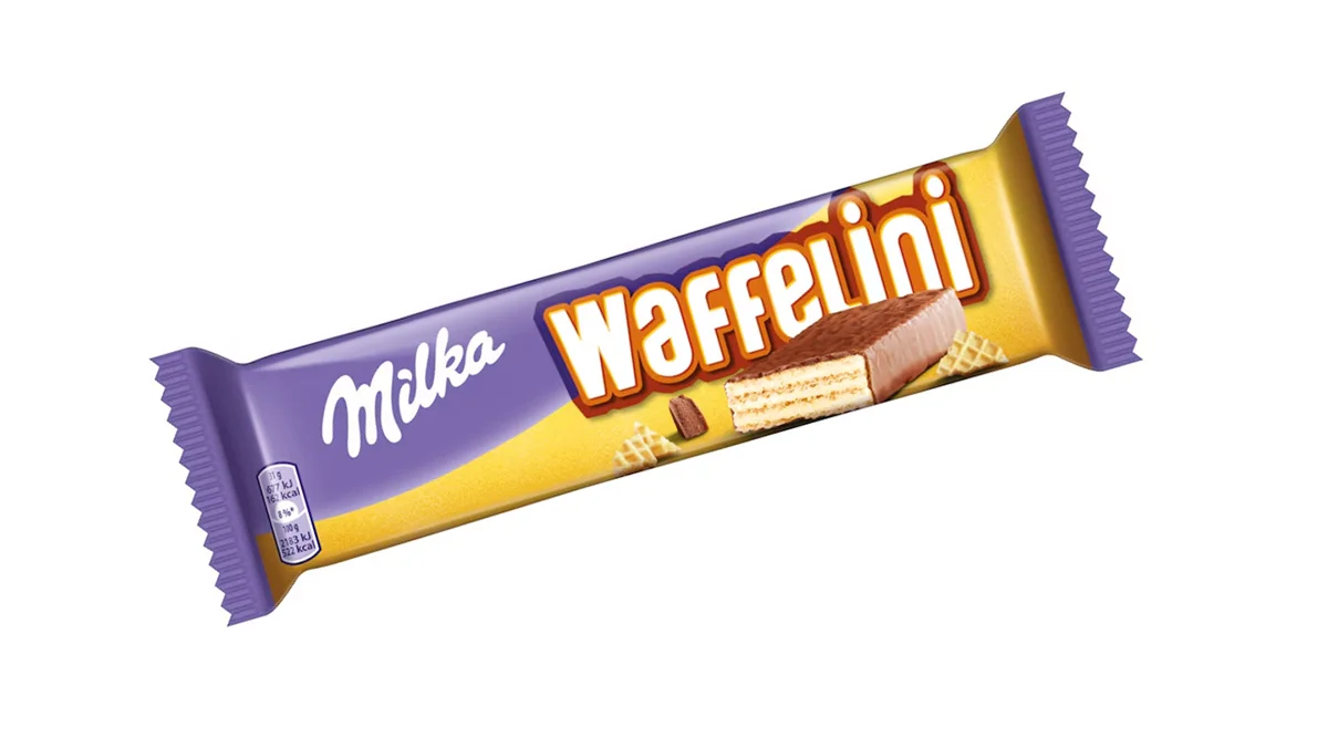 Waffel csomagolások: Milka